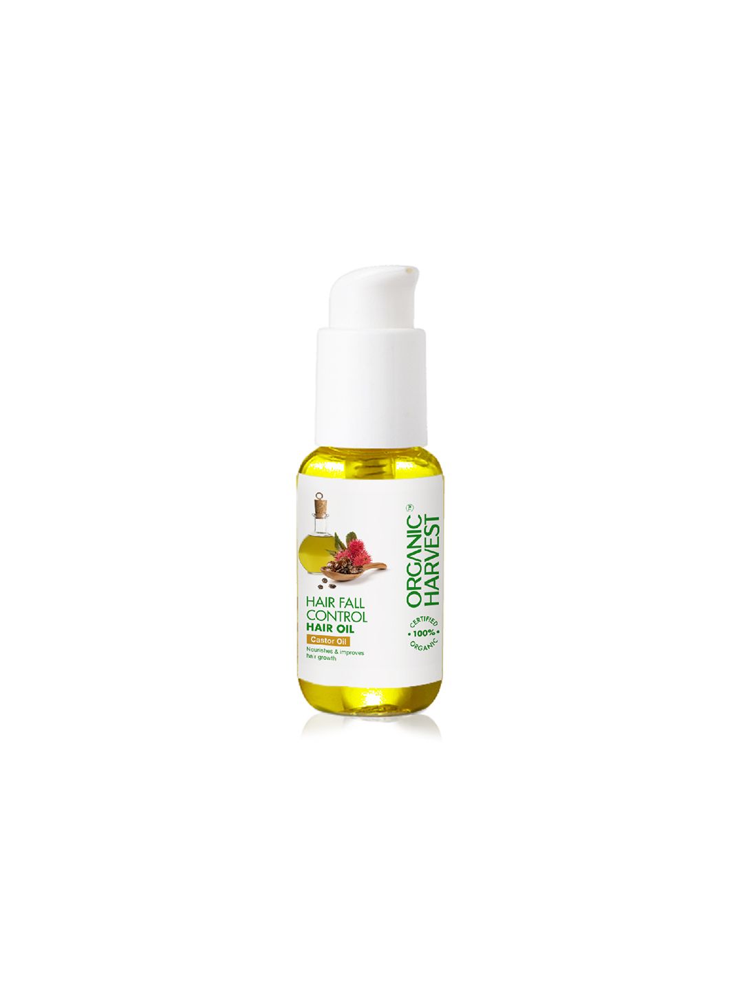 Organic Harvest Hairfall Control Hair Oil with Castor Oil