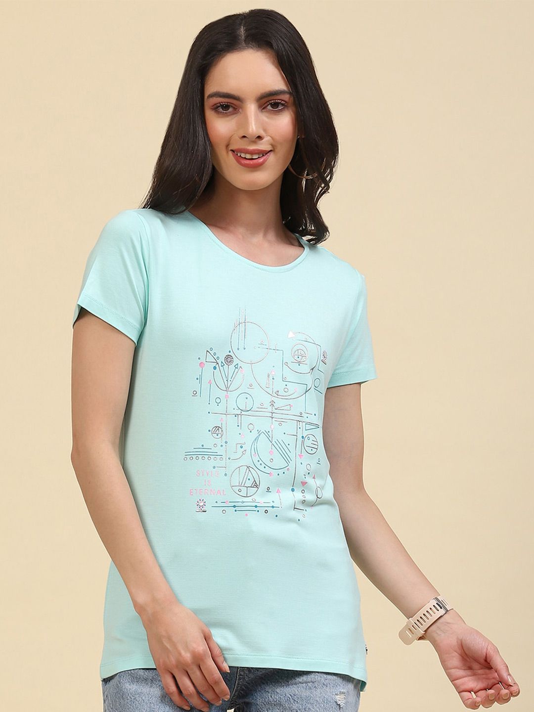 Monte Carlo Blue Print Top Price in India