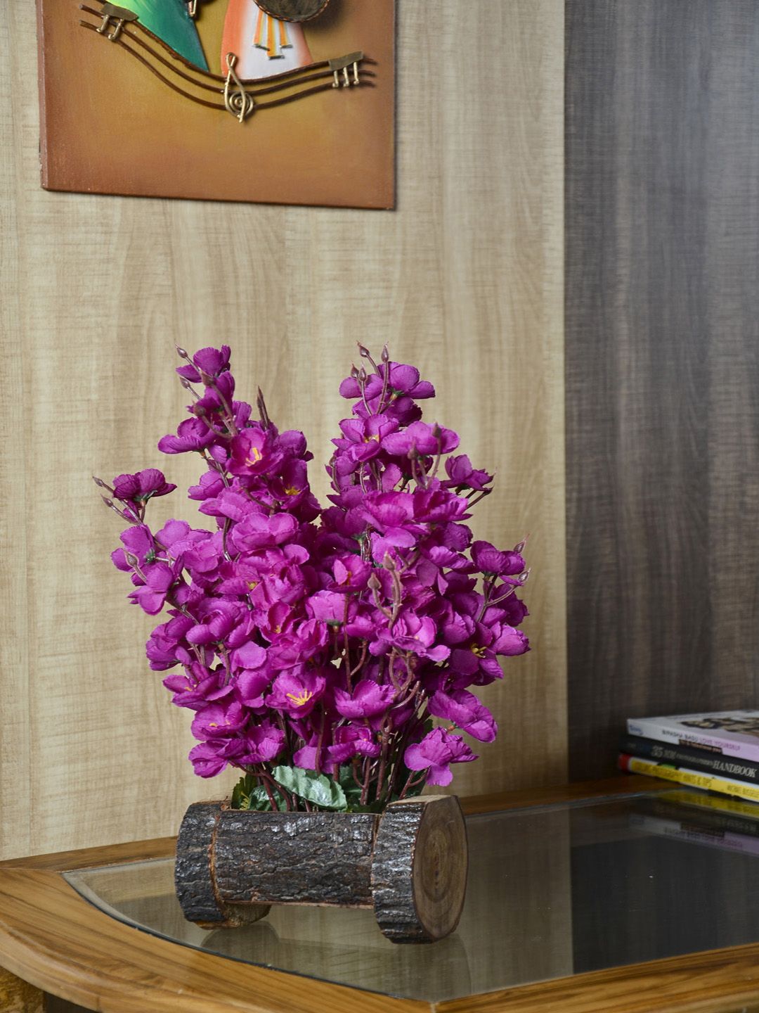 fancy mart Magenta Artificial Blossom Plant with Pot Price in India