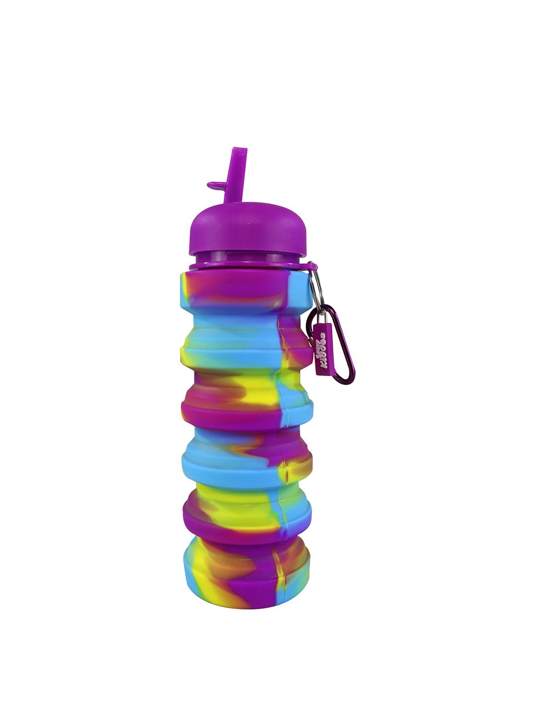 Smily Kiddos Purple Colourblocked Plastic Spill Proof Sipper - 550ml