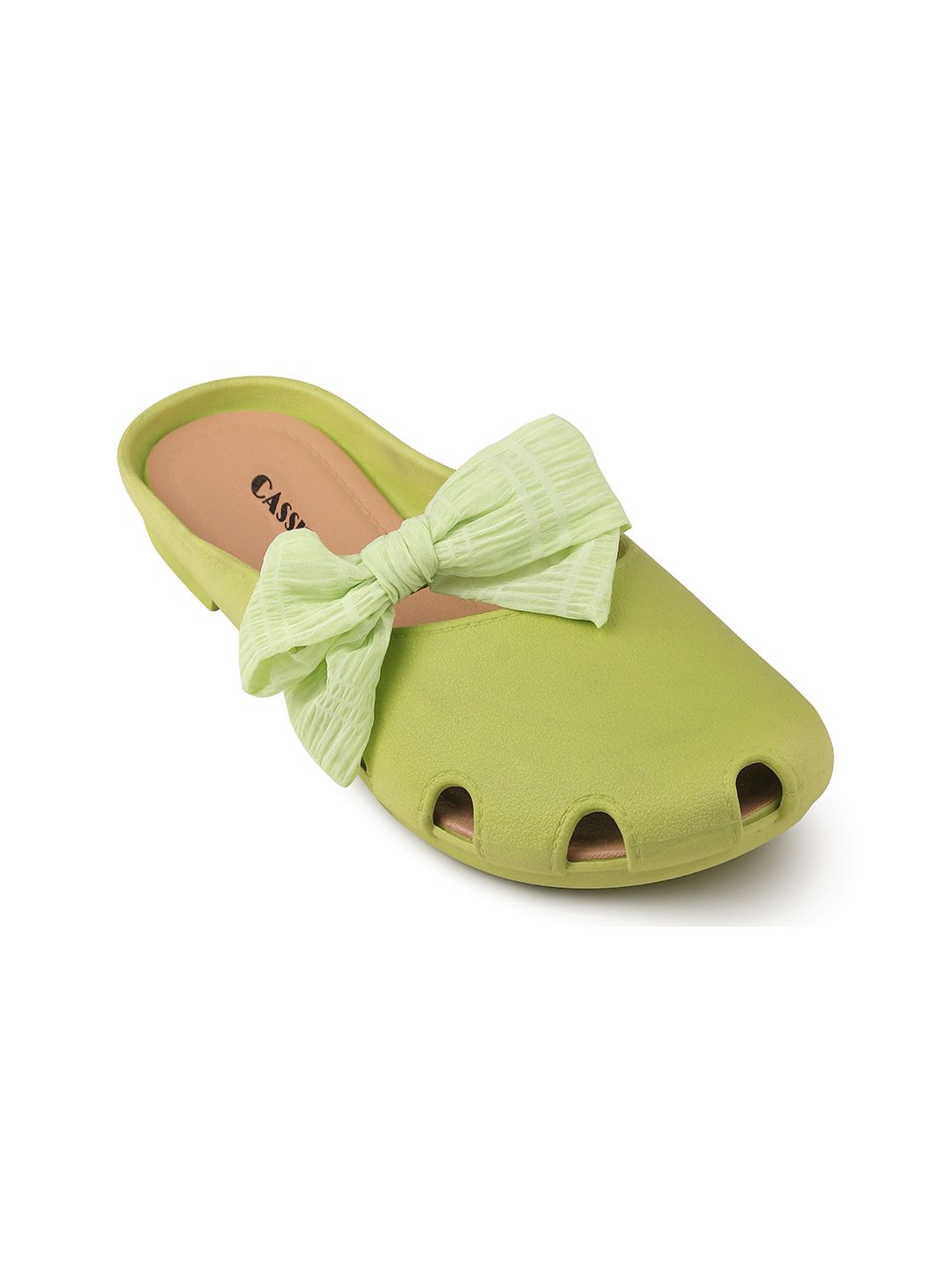 CASSIEY Women Bow Detail Clogs