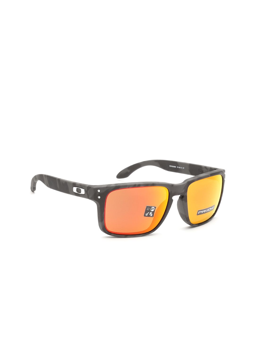 OAKLEY Men UV Protected Red Lens Square Sunglasses - 0OO91029102E955