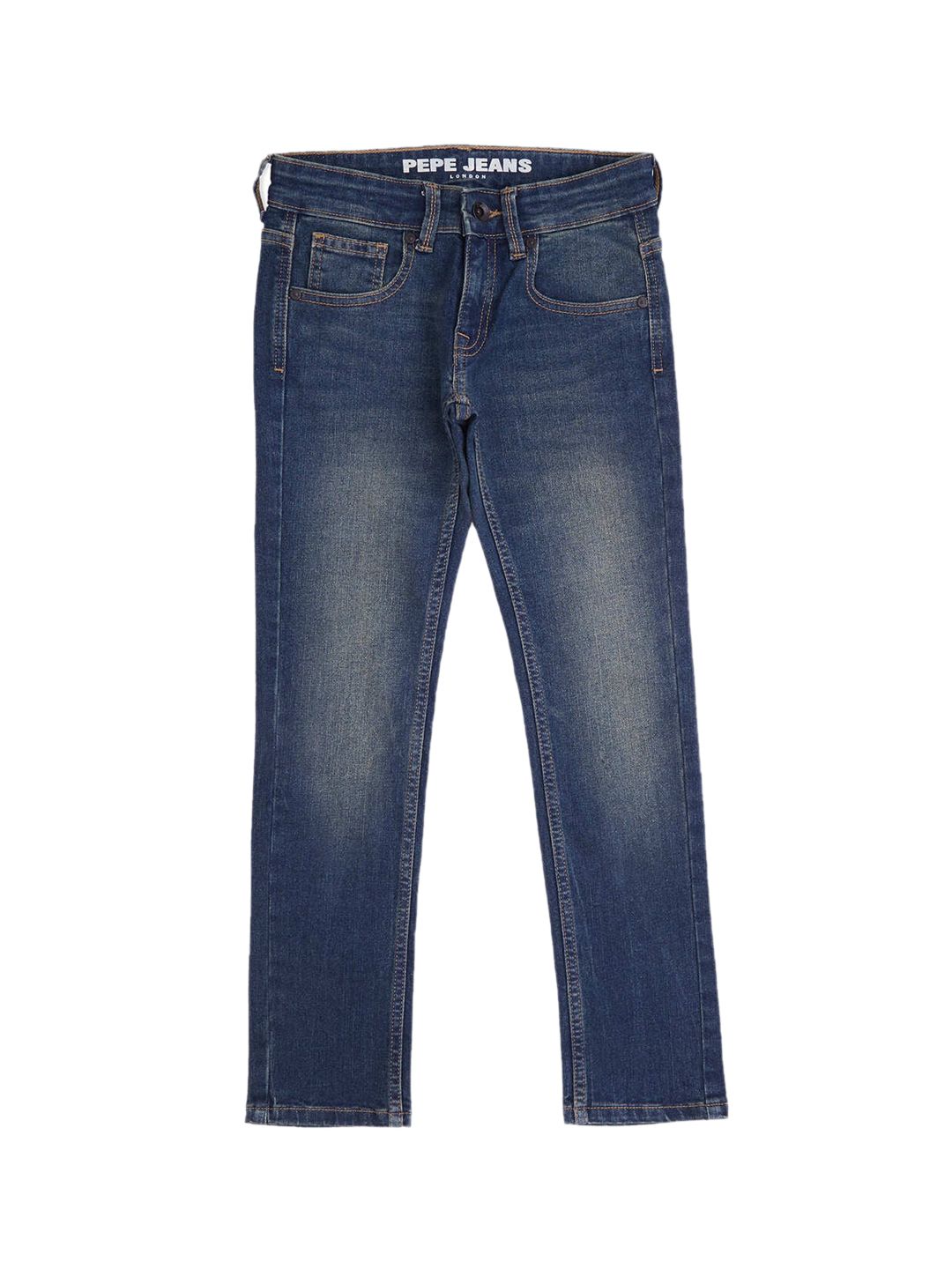 Pepe Jeans Boys Slim Fit Clean Look Light Fade Stretchable Jeans
