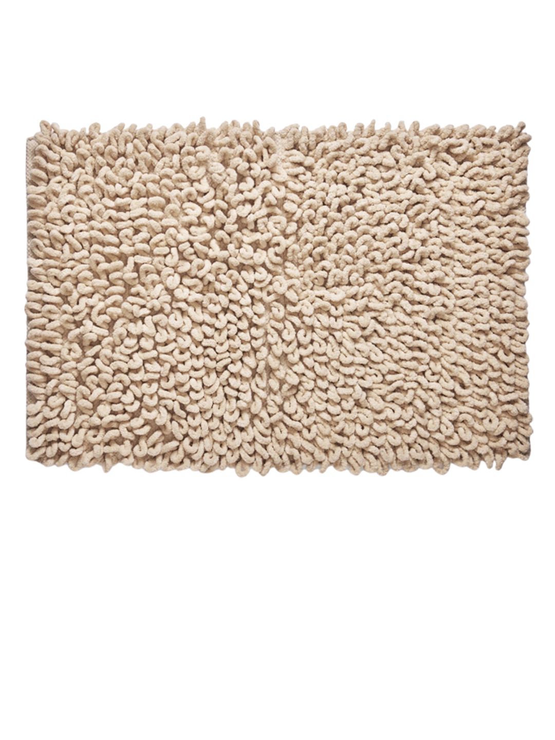 The Label Life Beige Self-Design 1000 GSM Bath Rug