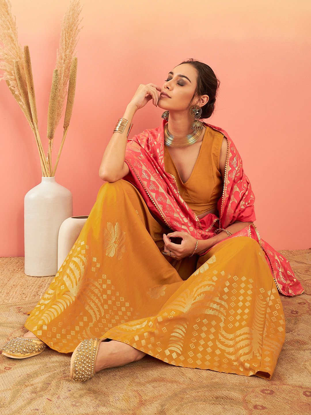 Sangria Ready to Wear Lehenga & Blouse With Dupatta Price in India