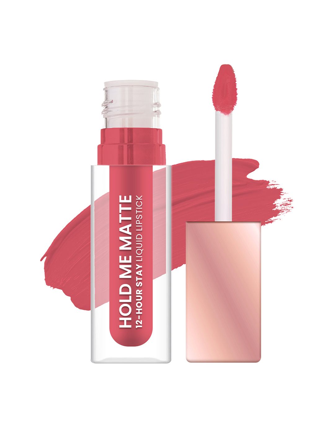 SWISS BEAUTY Hold Me Matte 12 Hour Stay Liquid Lipstick 4.5ml - Tempting Pink 12