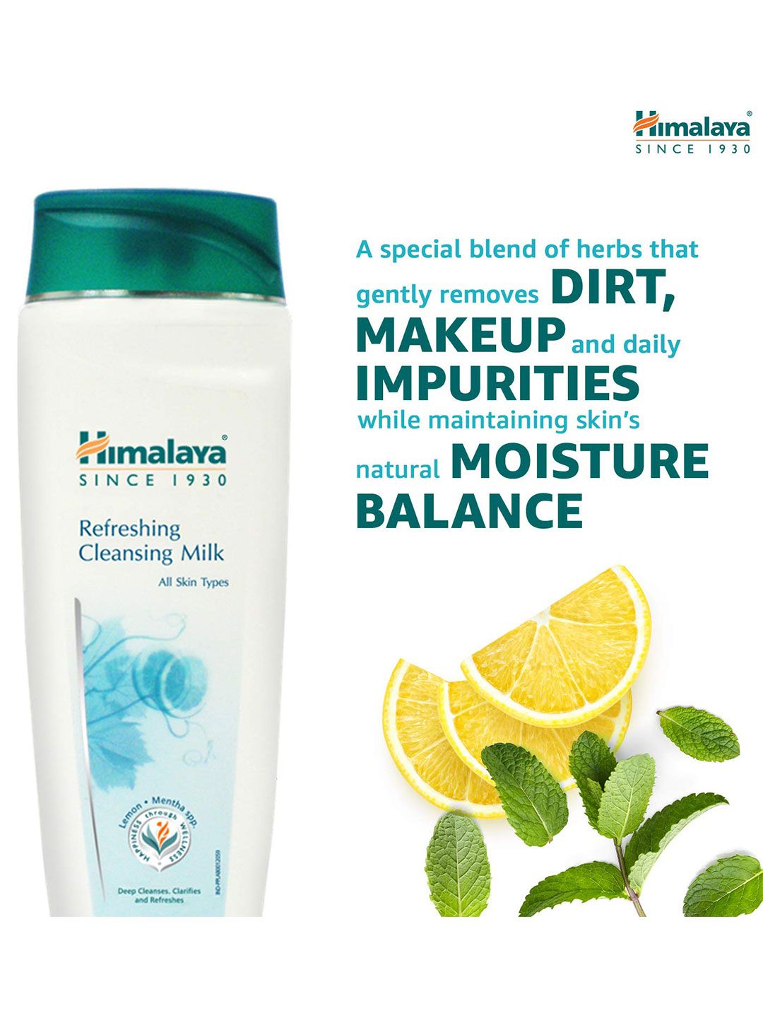 Buy Himalaya Refreshing Cleansing Milk with Lemon & Mint Extracts