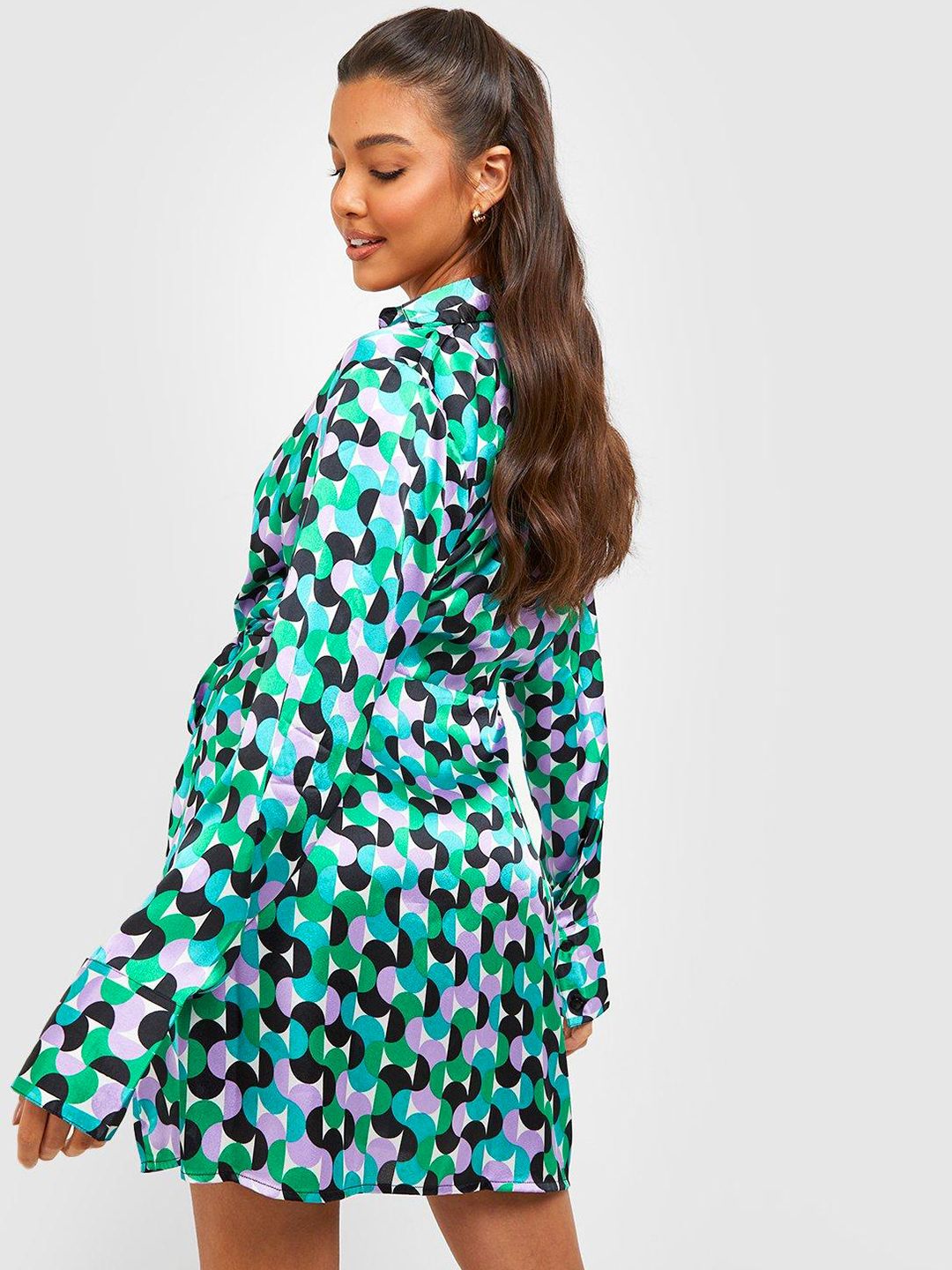 green emerald velvet dress Green Polka Dot Kennedy Midi Dress