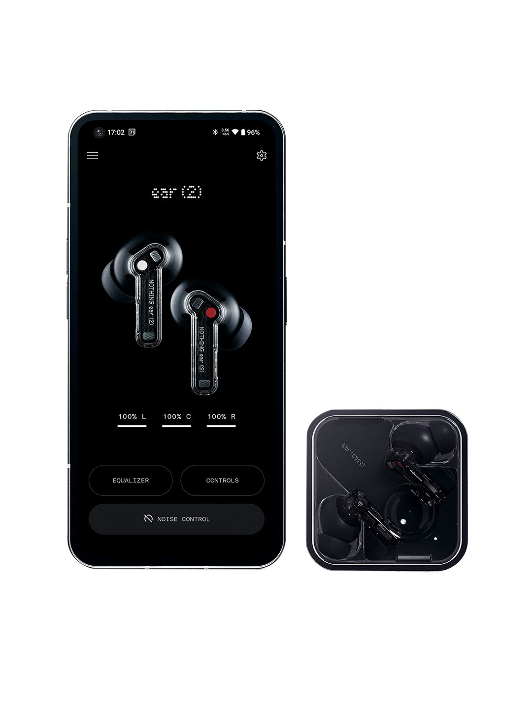 Buy Nothing Ear (2), Dual Chamber Sound, Hi-res Audio, Smart ANC
