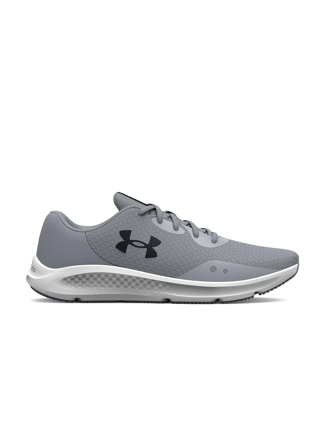 UNDER ARMOUR Men Grey Textile Running Non-Marking Shoes