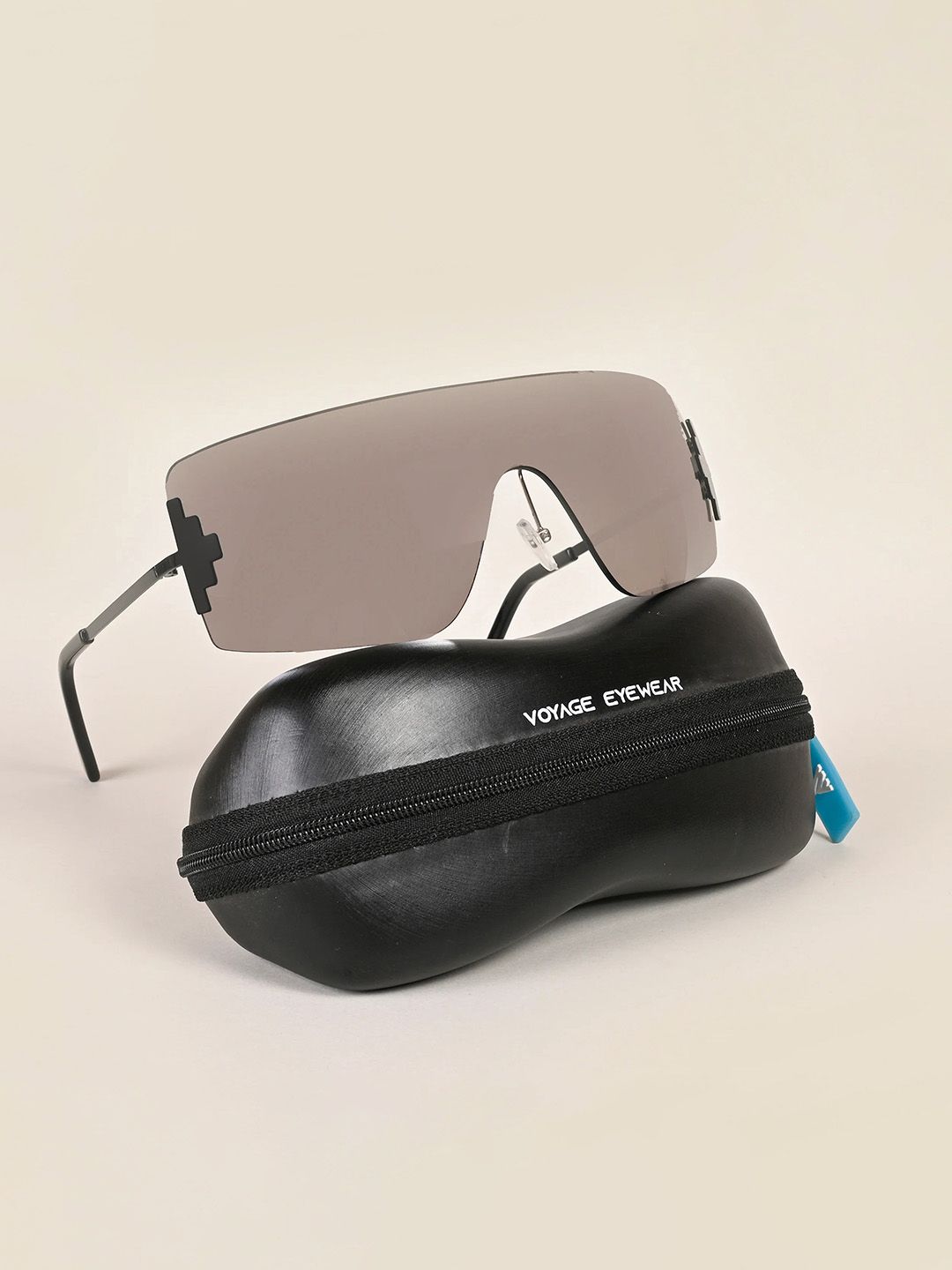 Voyage Lens Shield Sunglasses With UV Protected Lens 3568MG4119