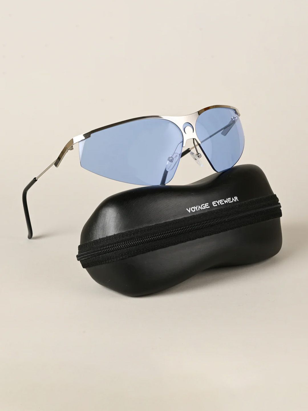 Voyage Silver-Toned Cateye Sunglasses With UV Protected Lens 3563MG4222
