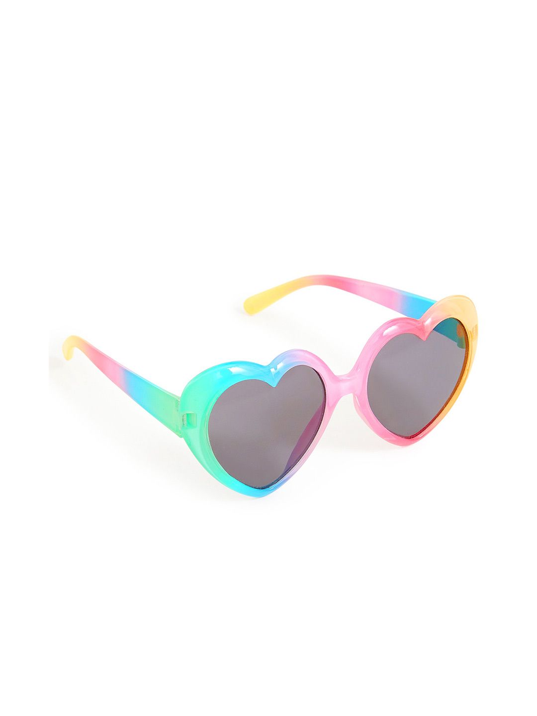 Accessorize London Girl's Rainbow Ombre Heart Sunglasses