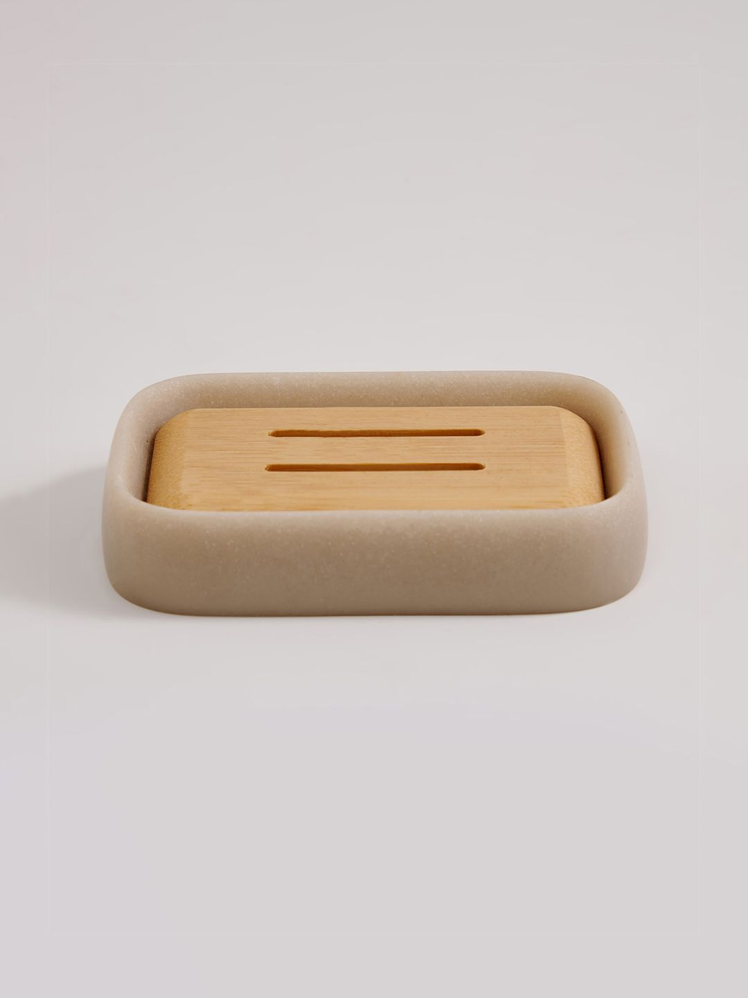Home Centre Senegal Ritz Beige Polyresin Soap Dish