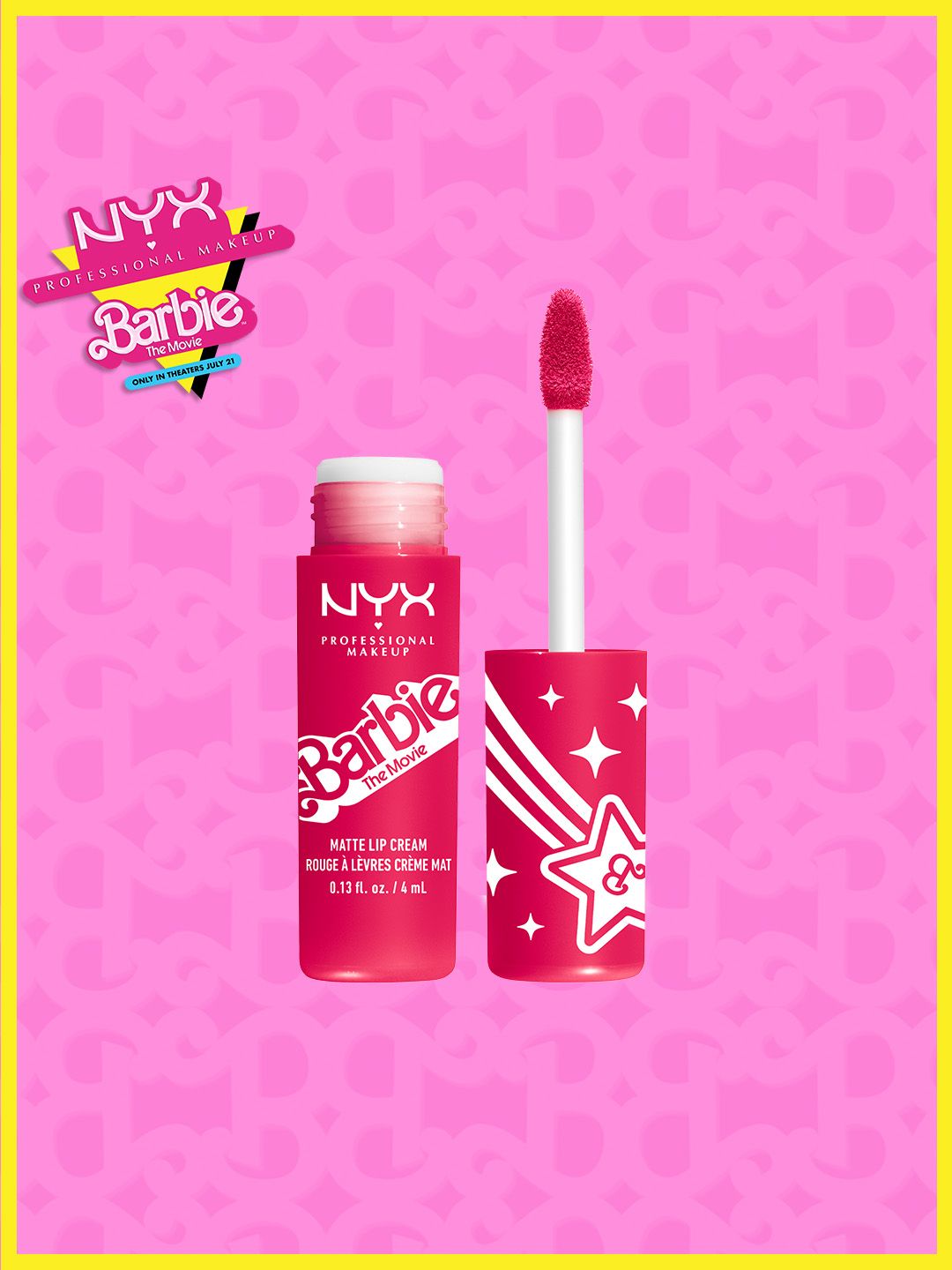Rouge à Lèvres NYX Barbie - Teinte Dreamhouse Pink - Crème Mat 4 ML - Neuf - Longue Durée