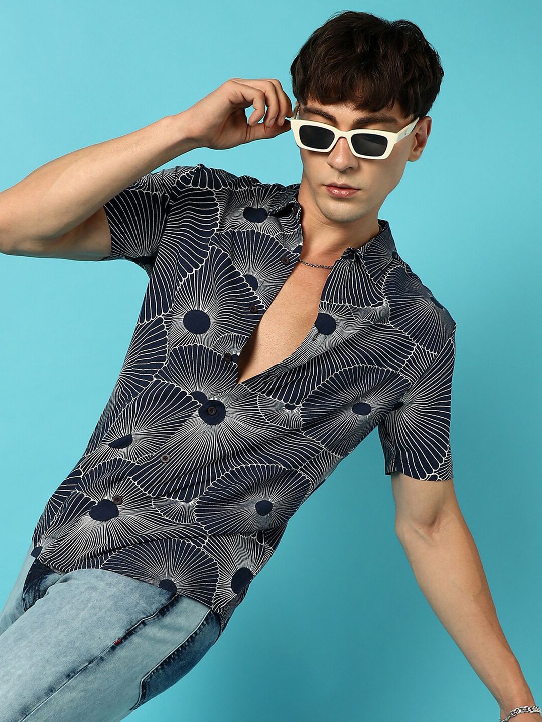 CAHOOT Classic Floral Printed Casual Shirt