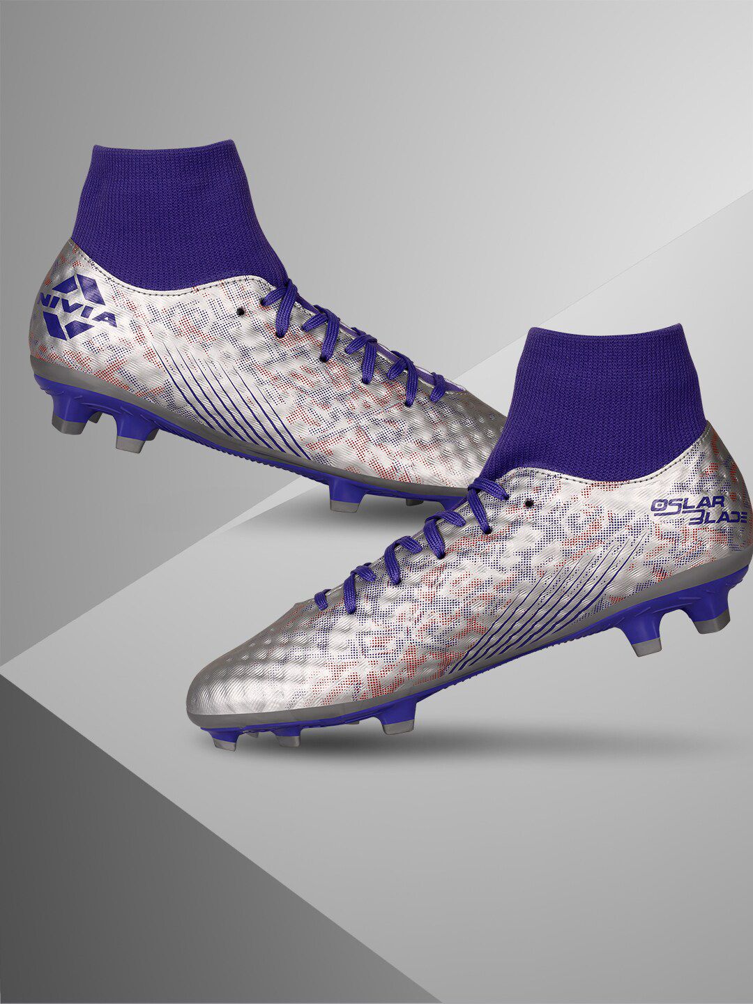 NIVIA Oslar Blade 3.0 TPU Fusion with Knitted Collar Rib for Hard and Grassy Surfaces