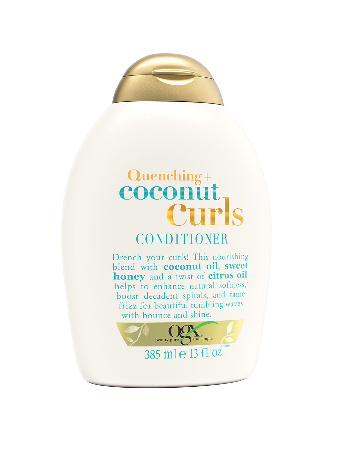 OGX Quenching + Coconut Curls Curl-Defining Conditioner With Coconut Oil & Honey - 385 ml