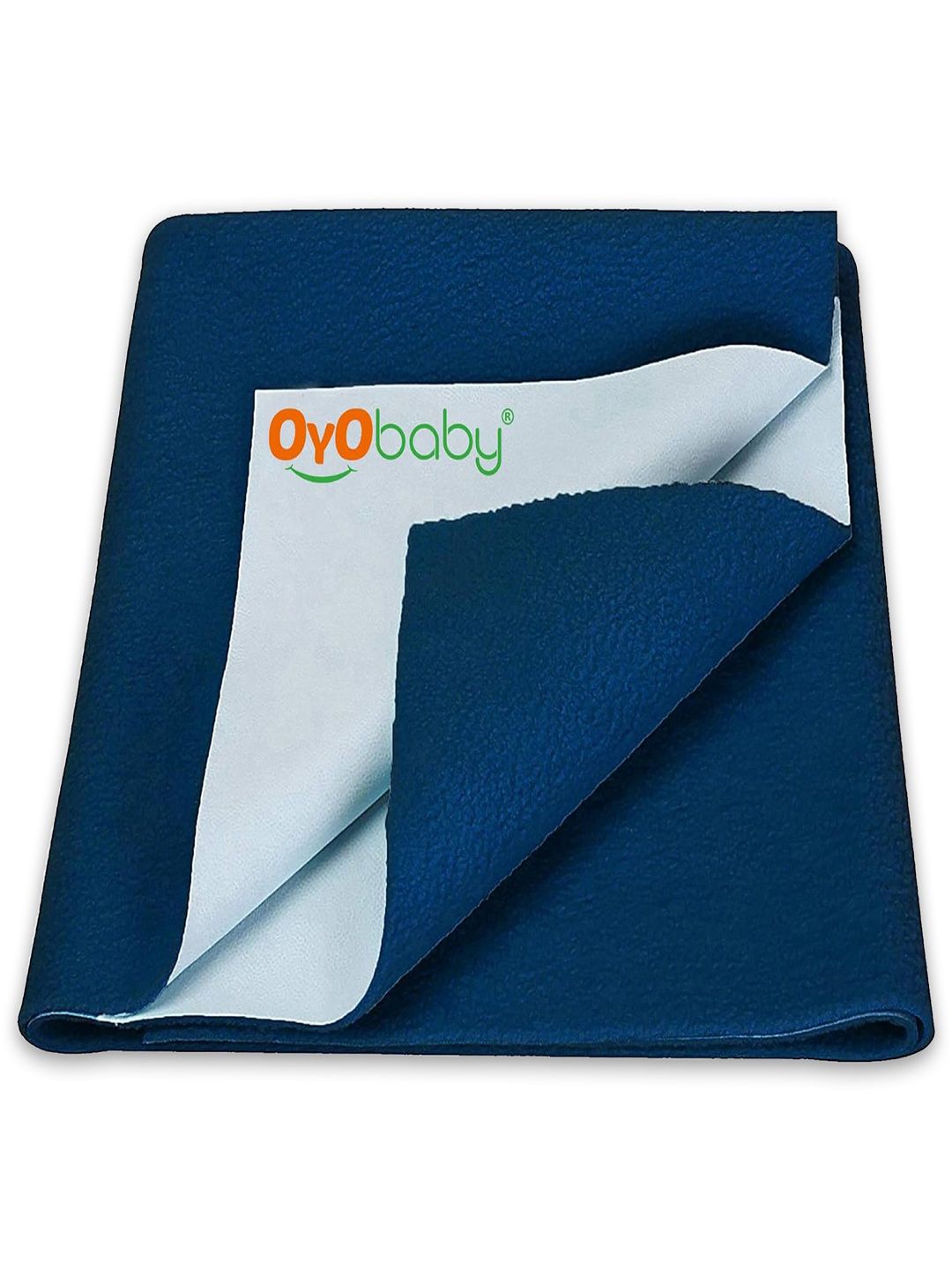 OyO Baby Dark Sea Blue Waterproof & Baby Dry Sheet Polycotton Mattress Protector
