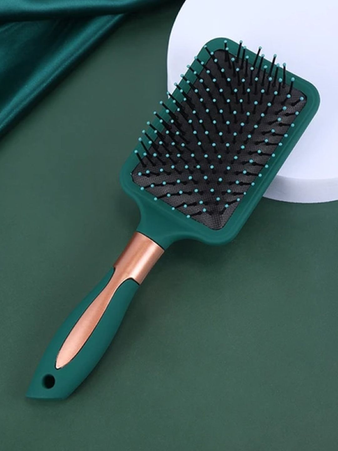 FEELHIGH Hair Massage Paddle Hair Brush - Green