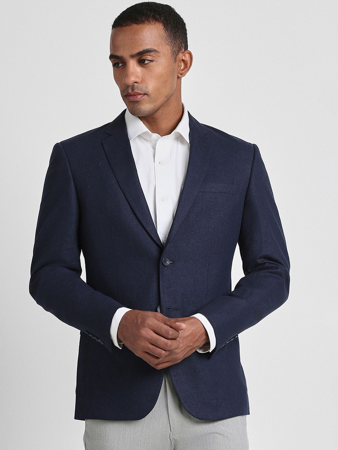 Peter England Elite Linen Slim Fit Blazers