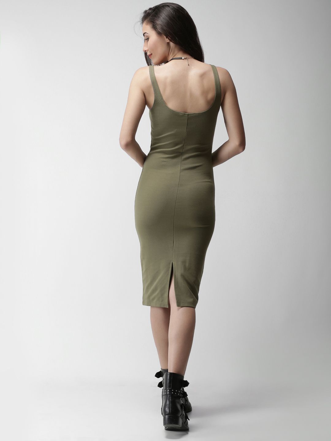 knee length dresses for ladies Asymmetrical Sequin Midi Dress main image 0