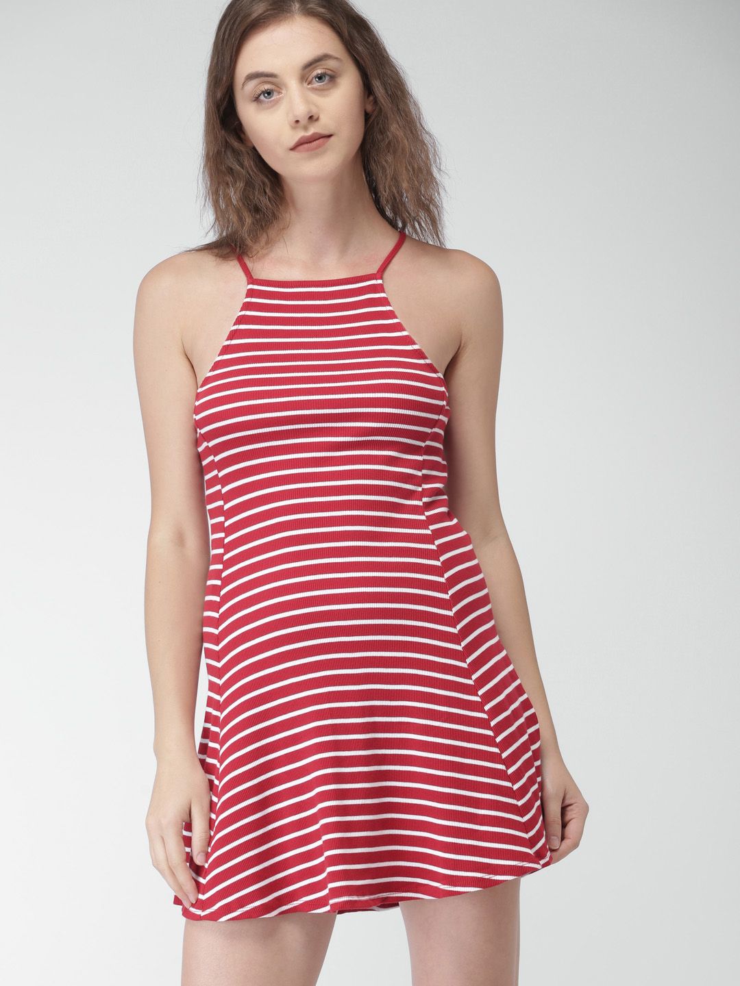 strapless open back dress FARM Rio Gigi Tapestry Guipure Skirt