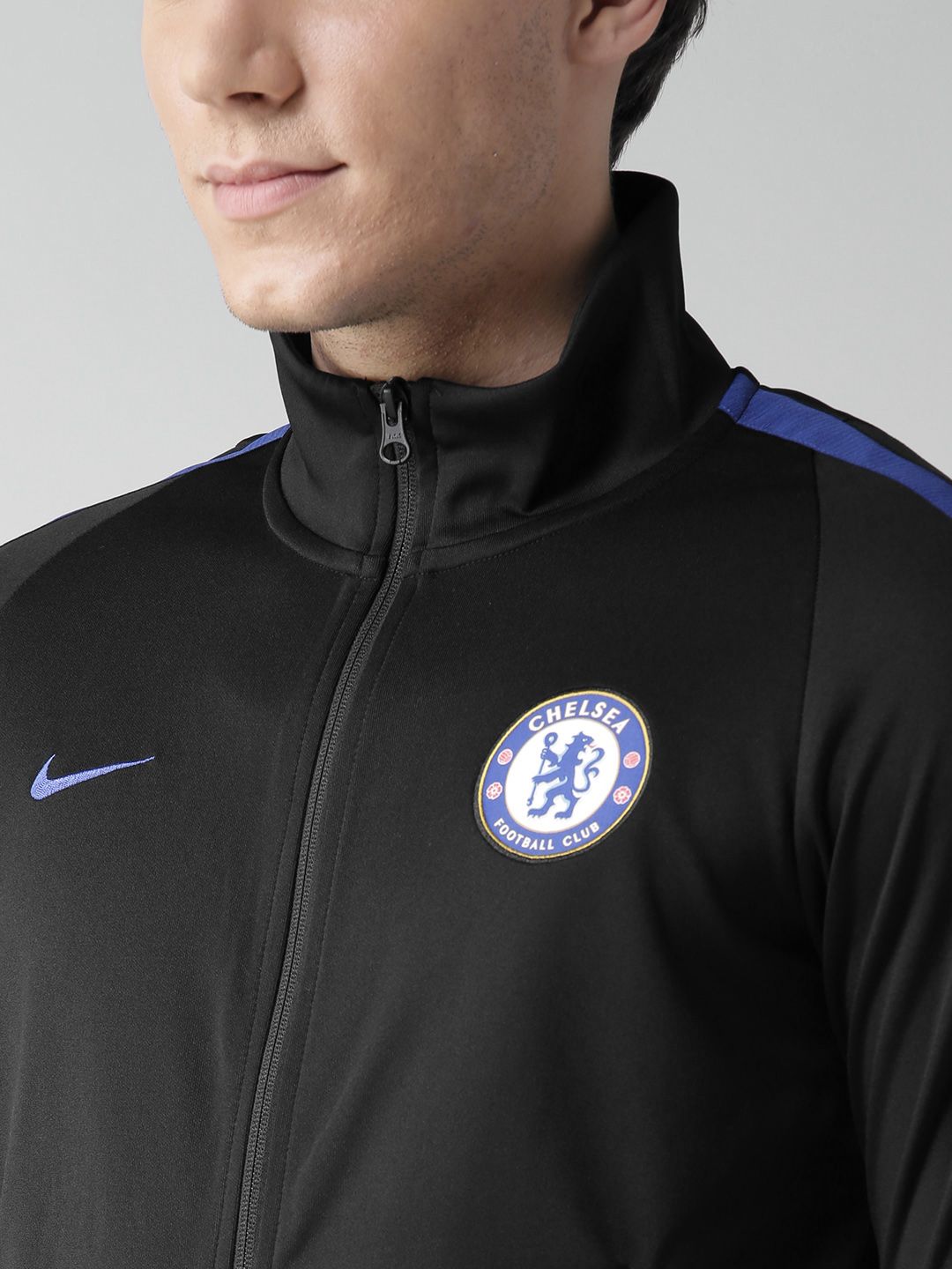 Buy Nike Black AS Chelsea Football Club NSW FRAN AUT Sporty Jacket