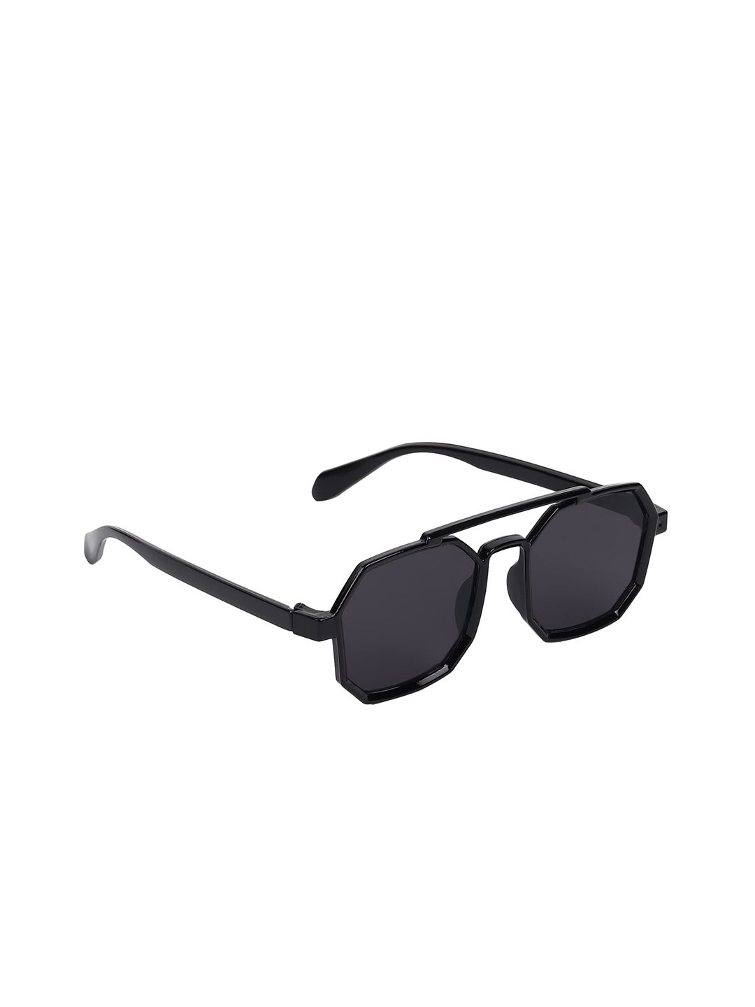 GARTH Unisex Lens & Oversized Sunglasses With UV Protected Lens GRT_11064_BLK