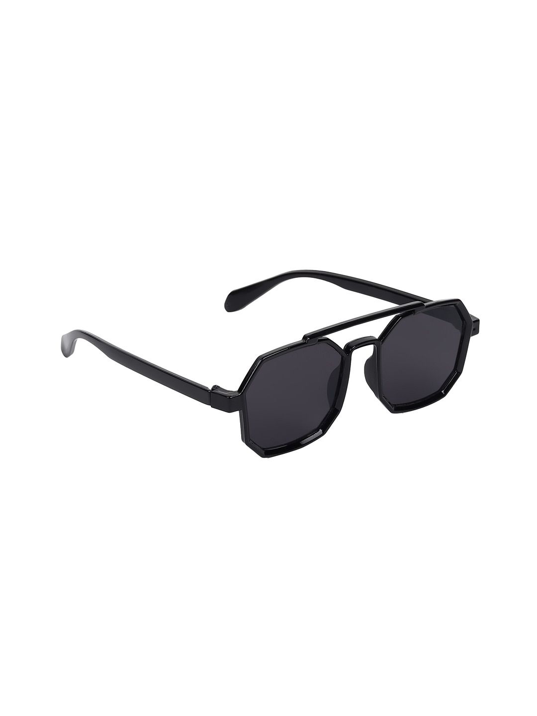 SCAGLIA Unisex Aviator Sunglasses with UV Protected Lens SCG_11064_BLK