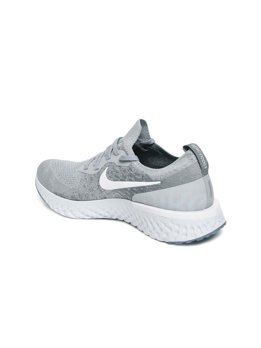 nike epic react flyknit grey womens
