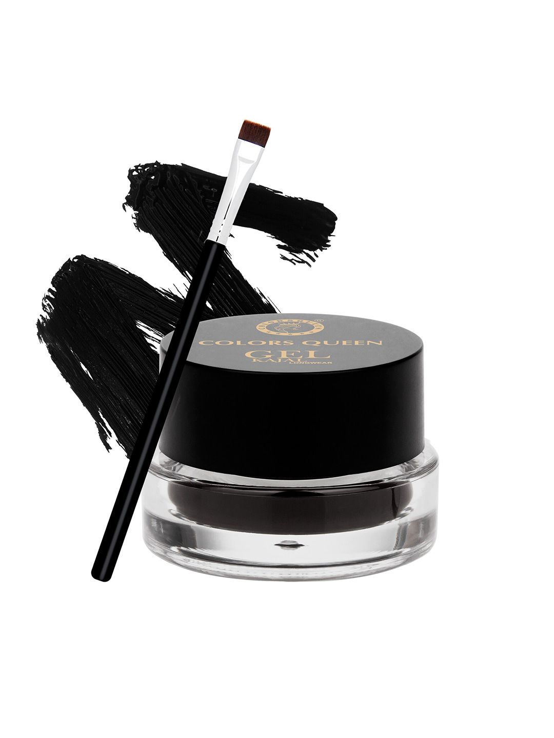 Colors Queen Elegant Gel Kohl Longwear Waterproof Kajal - Jet Black 01