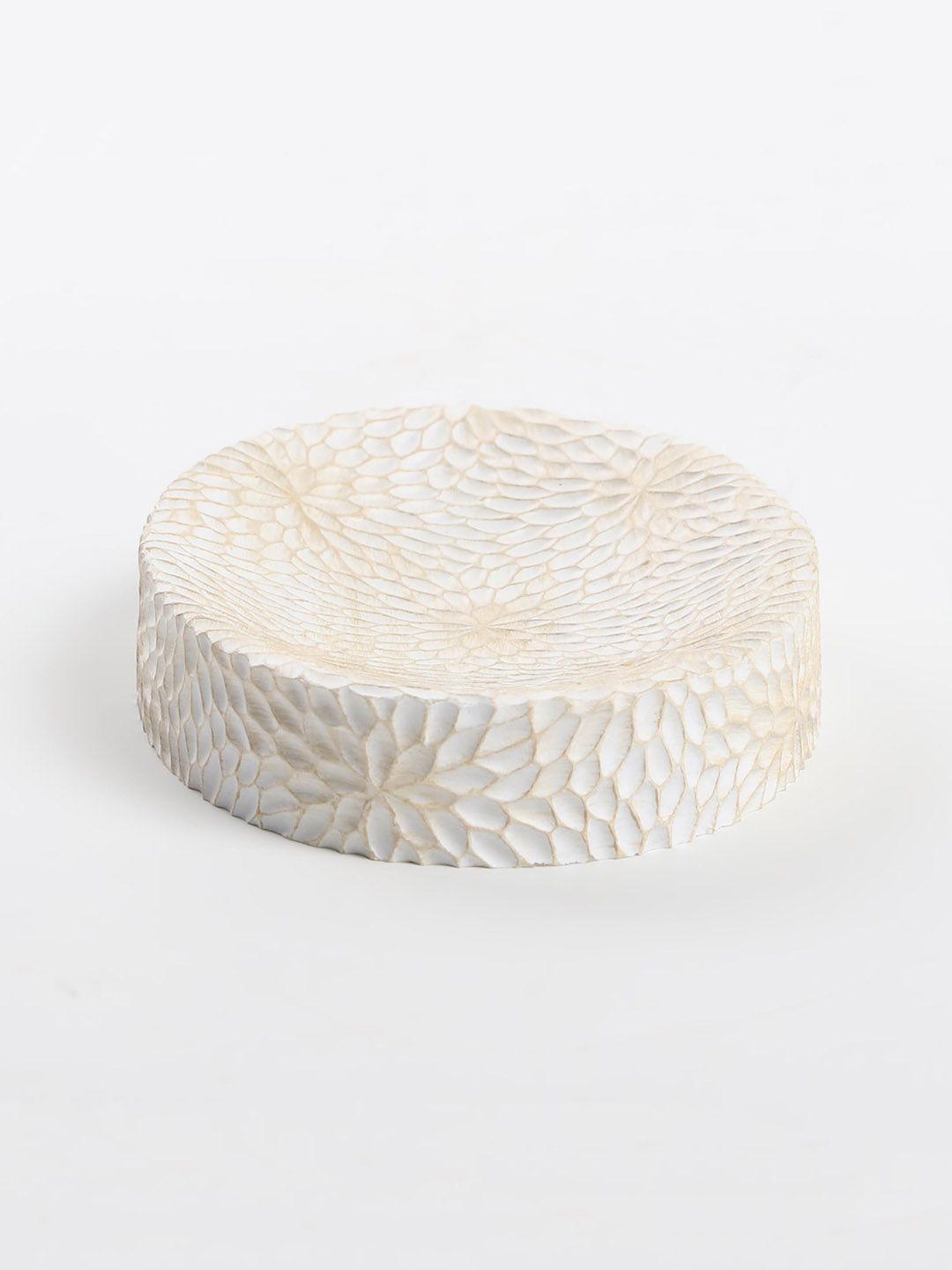 Home Centre Beige Textured Color Refresh Essence Sierra Soap Dish
