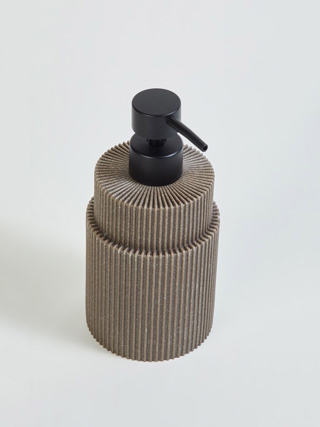 Home Centre Senega Brown Textured Soap Dispenser - 400ml