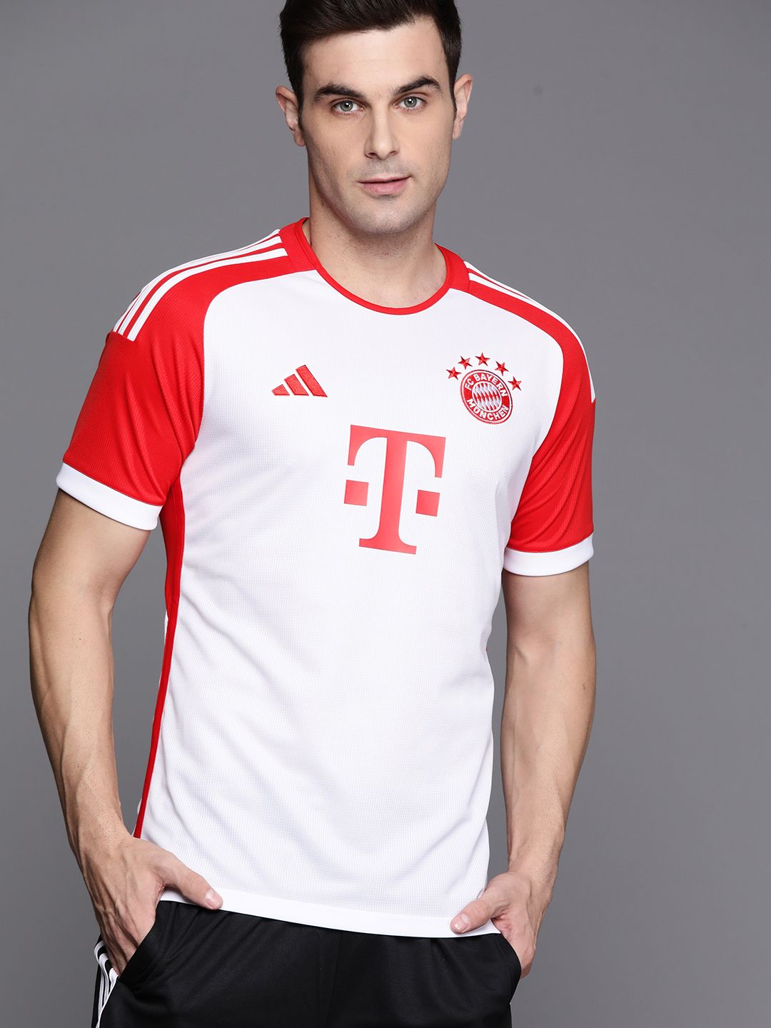 Buy ADIDAS Men FCB H Bayern Munich Printed T-shirt - Tshirts for