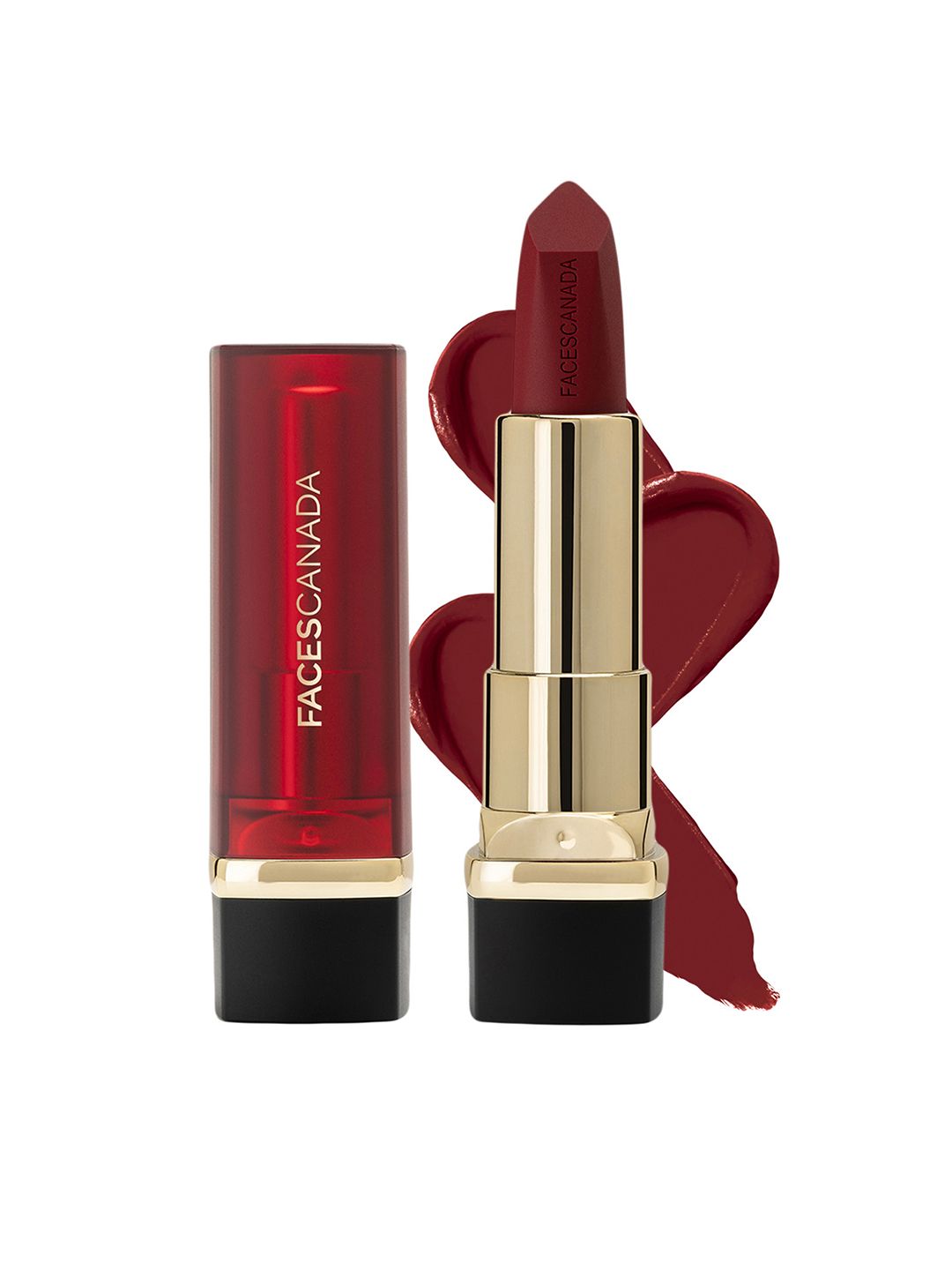 FACES CANADA Intense Color 8 Hr Stay Comfy Matte Creme Lipstick 4.2 g - Go For It 02