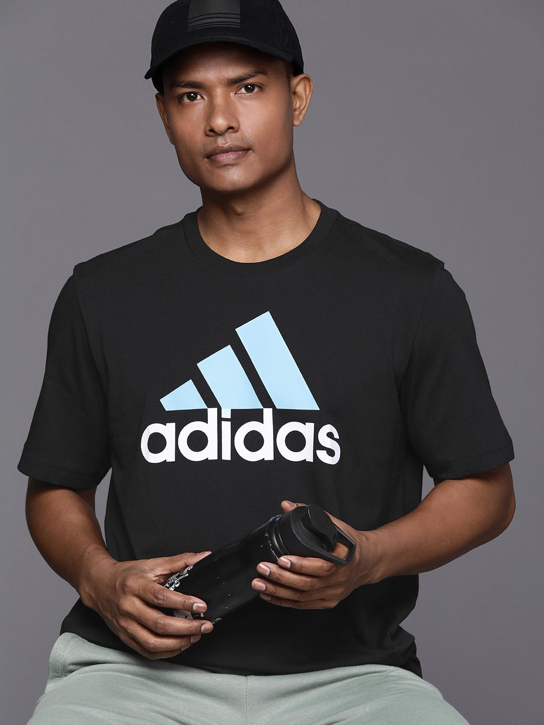Buy ADIDAS Essentials Single Jersey Big Logo Cotton T-shirt