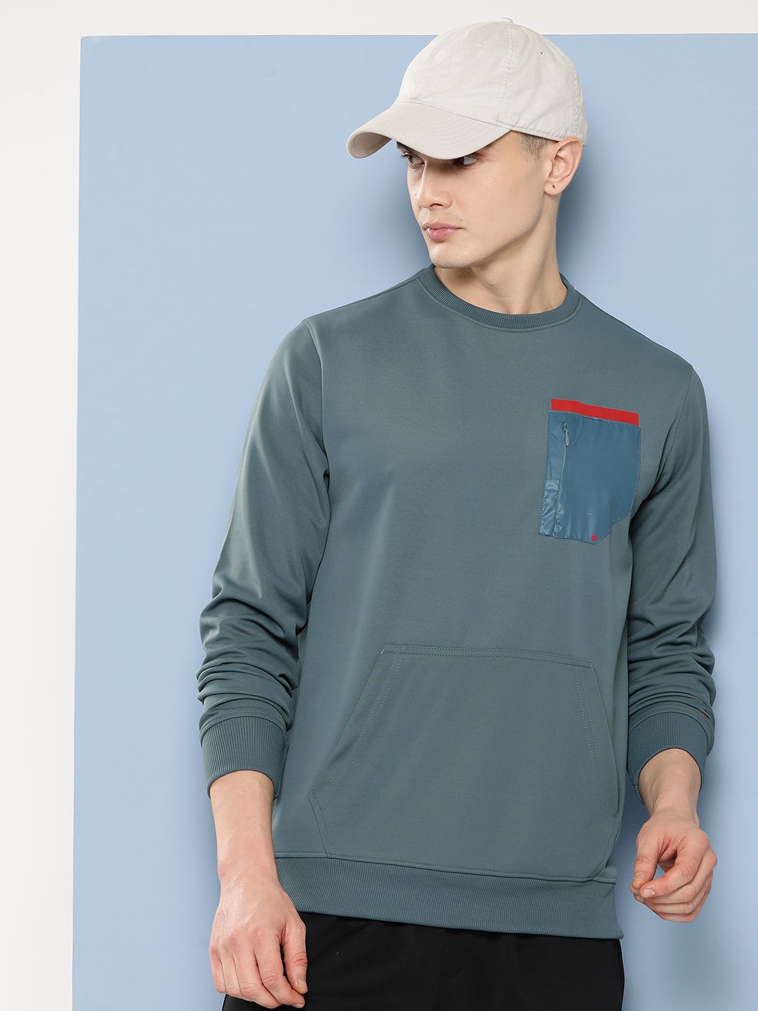 Slazenger Zip Pocket Detail Ultra-Dry Sweatshirt
