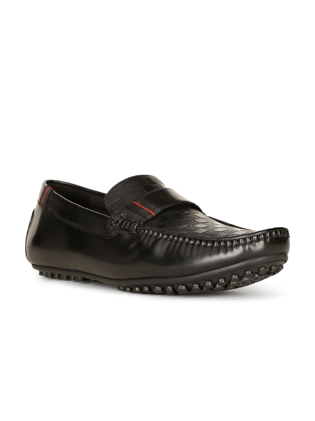 Bata Men Textured Slip-On Loafers