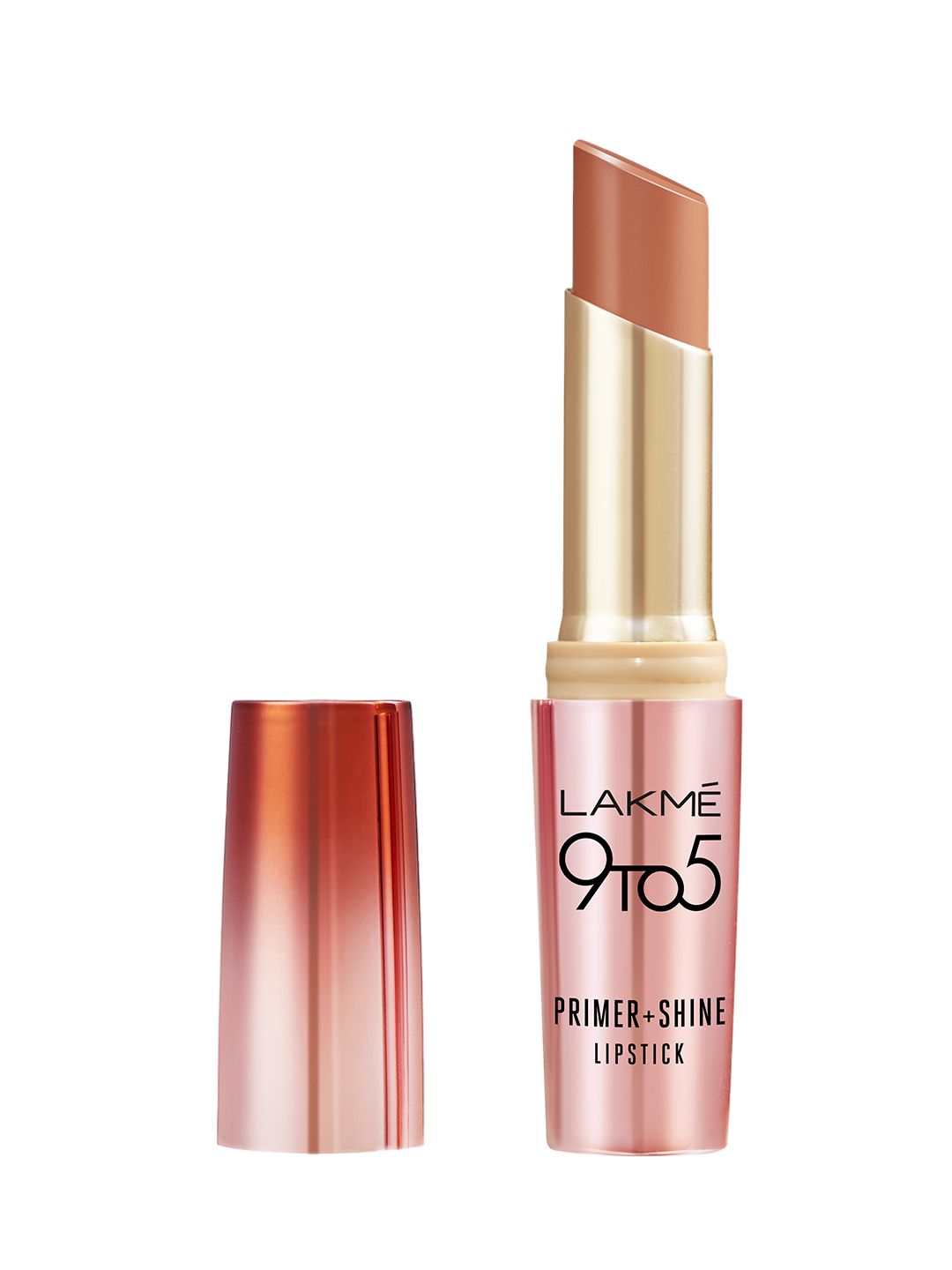 Lakme 9 to 5 Primer+Shine Lipstick for Instant Shine 3.6 g - Sand Nude