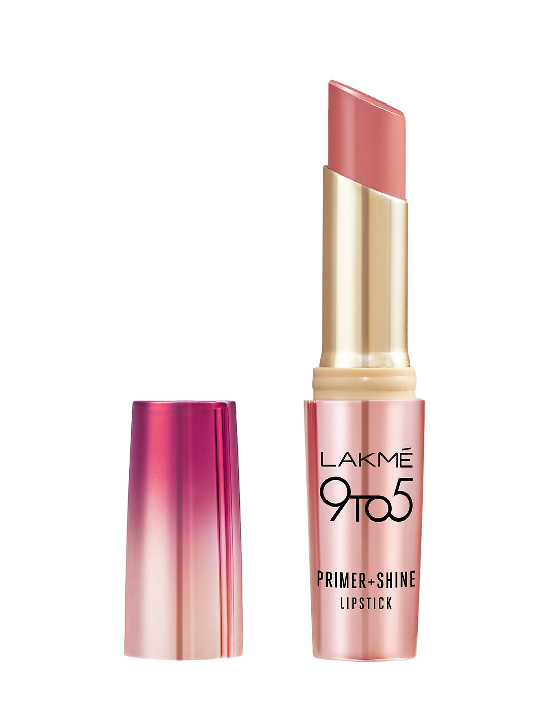 Lakme 9 to 5 Primer+Shine Lipstick for Instant Shine 3.6 g - Pink Flamingo