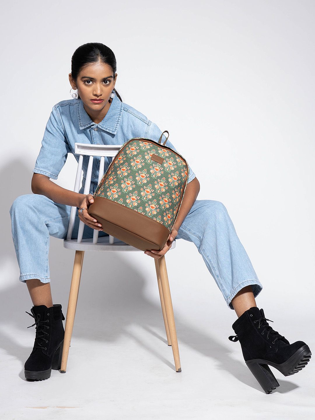 Ethnic Motifs Printed Backpack ZOUK Ethnic Motifs Printed Backpack