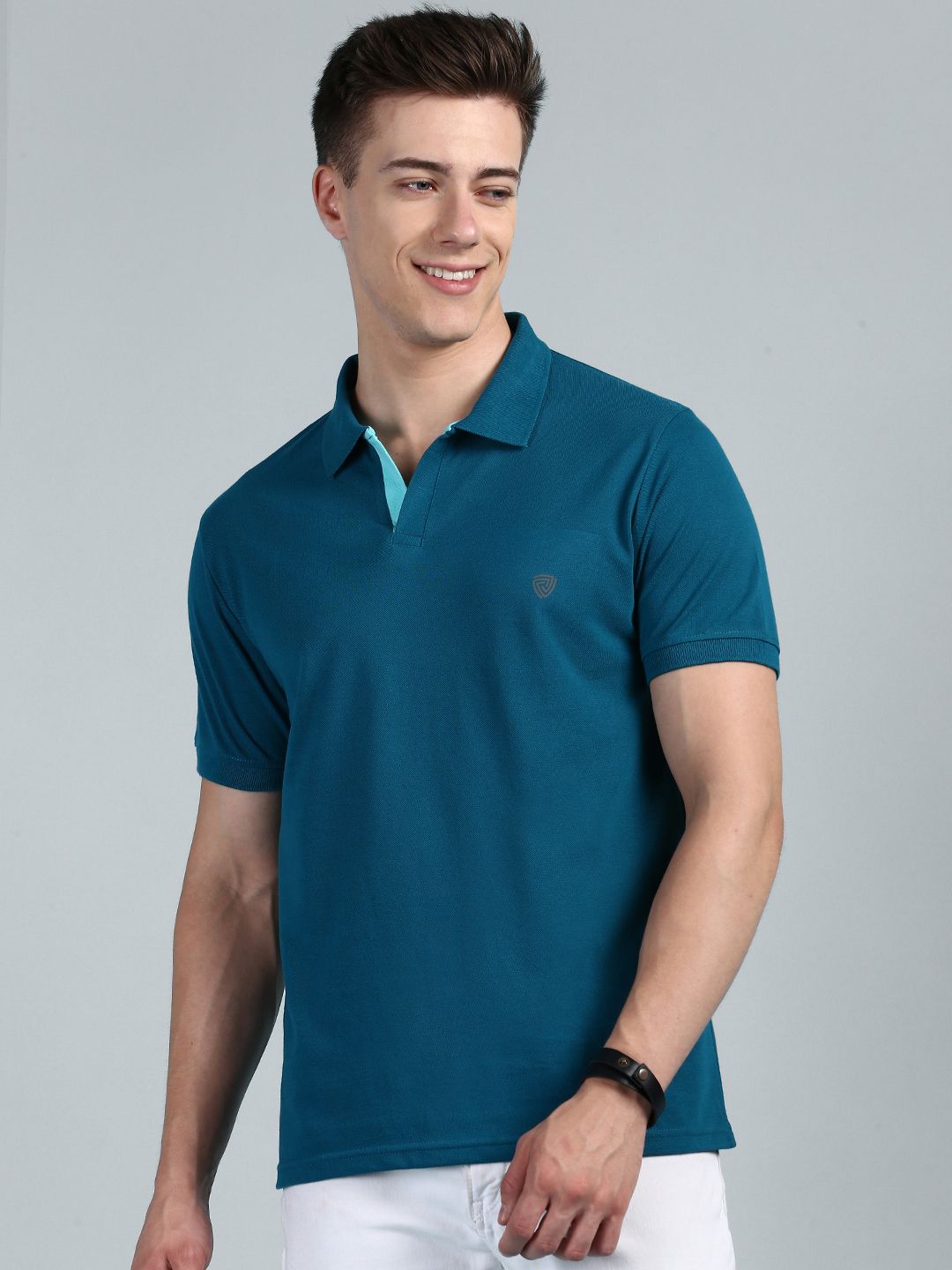 Lux Cozi Polo Collar Cotton T-Shirt