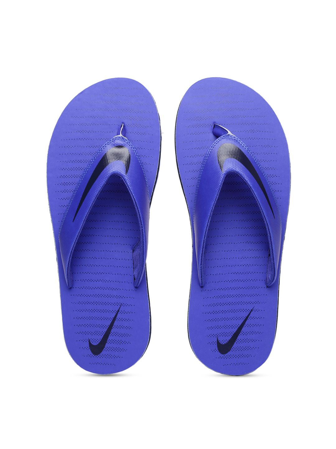 nike slippers blue colour