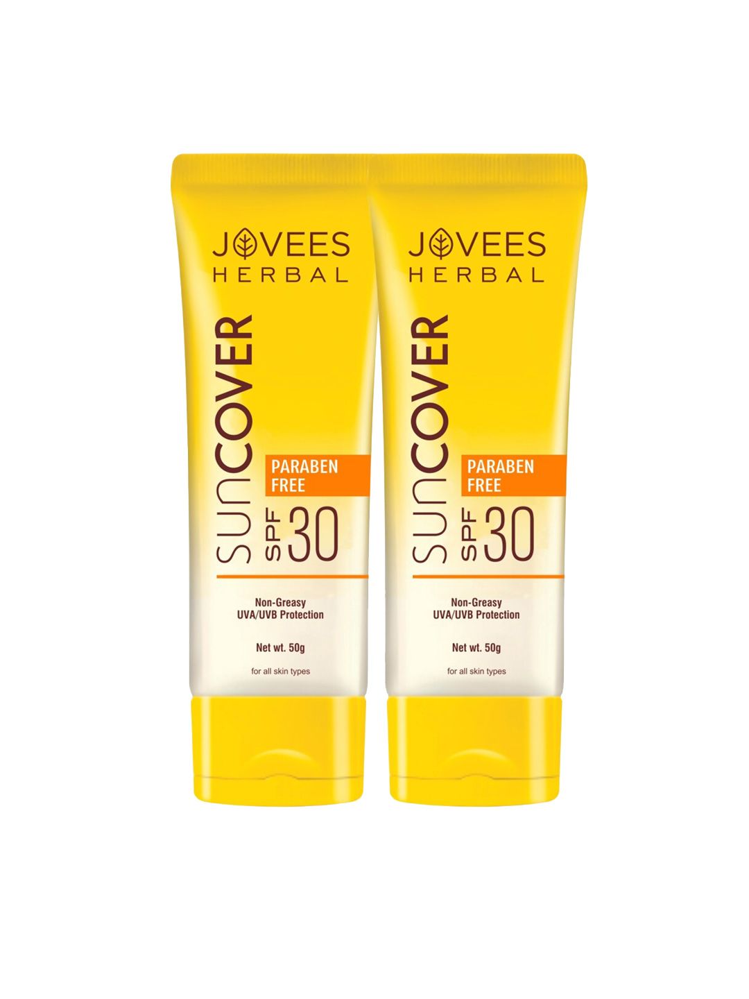 Jovees Set Of 2 Natural Suncover SPF 30 - 50 gm Each