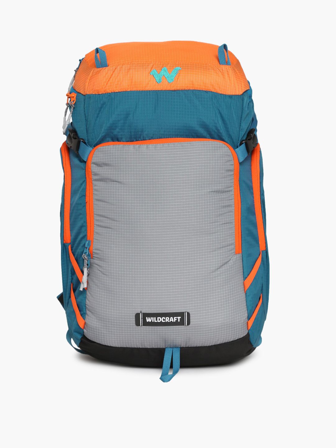 Wildcraft Unisex Grey & Blue Colourblocked Backpack Price in India