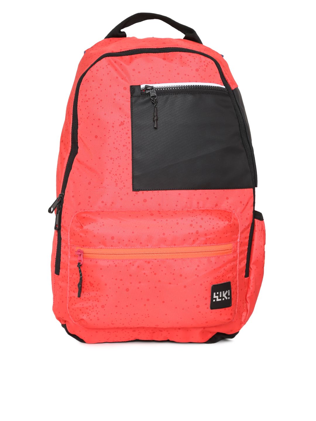 Wildcraft Duo-pack Unisex Red & Black Colourblocked Reversible Backpack Price in India