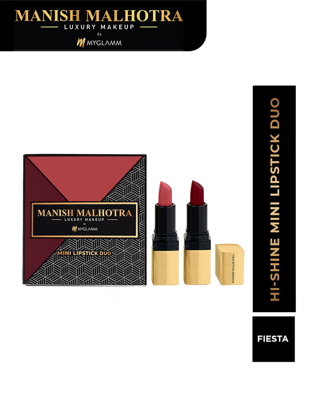 MyGlamm Manish Malhotra Fiesta Hi Shine Mini Lipstick Set