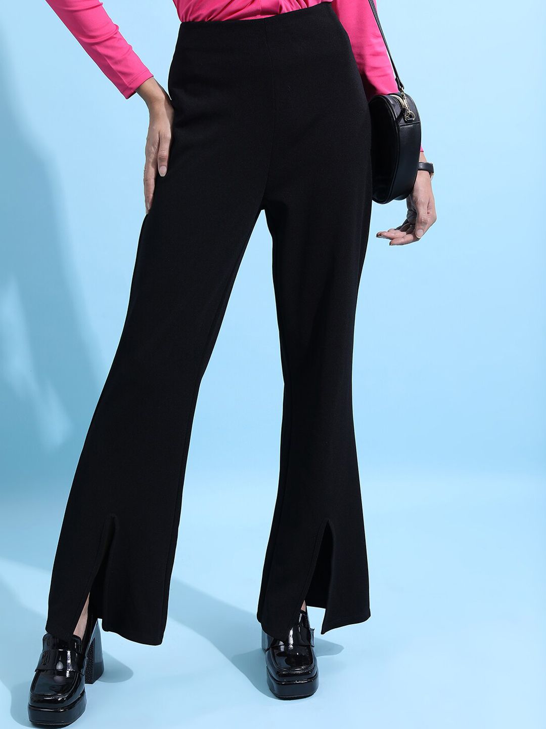 KETCH Women Bootcut Flared Trousers Price in India
