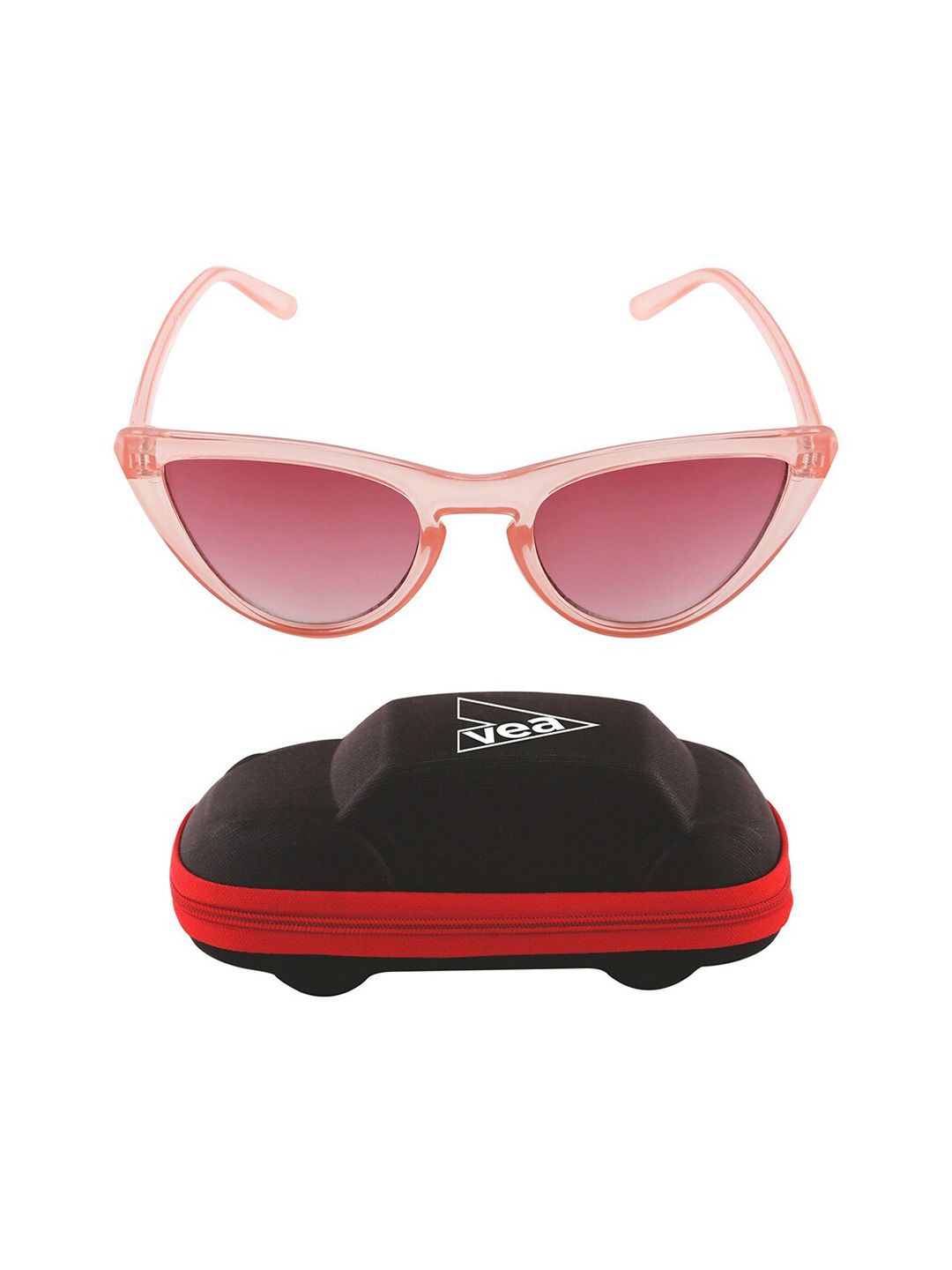 VEA Girls Pink Lens & Pink Cateye Sunglasses with UV Protected Lens